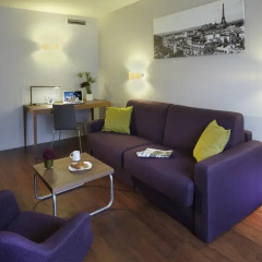 Отель Citadines Les Halles Paris Апартаменты с различными типами кроватей фото 5