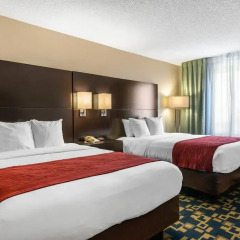Отель Comfort Inn & Suites near Universal Orlando Resort комната для гостей фото 6