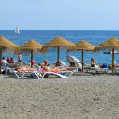 Отель Hostal Puerto Beach Испания, Мотрил - отзывы, цены и фото номеров - забронировать отель Hostal Puerto Beach онлайн пляж фото 2