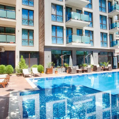 Отель Sun Gate Aparthotel Болгария, Солнечный берег - отзывы, цены и фото номеров - забронировать отель Sun Gate Aparthotel онлайн бассейн фото 3
