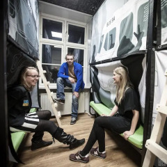 Copenhagen Backpackers Hostel Кровать в общем номере с двухъярусной кроватью фото 6