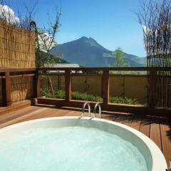 Отель Asagirinomieru Yado Yufuin Hanayoshi 4* Стандартный номер фото 3