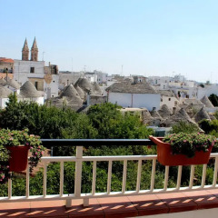 Отель B&B Il Nido sui Trulli Альберобелло балкон
