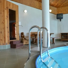 Гостиница Cottage with sauna and pool Коттедж разные типы кроватей фото 27