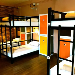Urban Hostel Bangkok Кровать в общем номере с двухъярусной кроватью фото 2