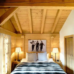 Отель Hôtel Alpaga 5* Шале с различными типами кроватей фото 21