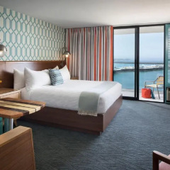 Отель Dream Inn Santa Cruz 4* Стандартный номер с различными типами кроватей фото 4