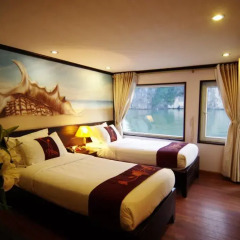 Отель Huong Hai Sealife Cruise 3* Люкс с различными типами кроватей фото 9