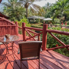 Отель Bom Bom Principe Island 4* Бунгало с различными типами кроватей фото 17