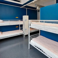 Отель CheapSleep Helsinki Кровать в общем номере с двухъярусной кроватью фото 8