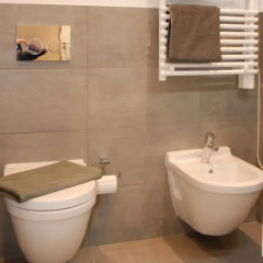 Апартаменты Alpazur: Lovely Apartment with Sea View ванная