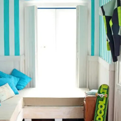 Отель Chill in Ericeira Surf House Улучшенный номер разные типы кроватей фото 8