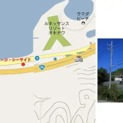 Отель Cottage Seaside Центр Окинавы приотельная территория