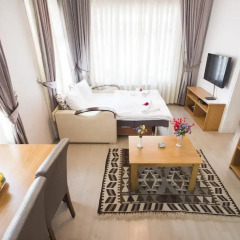 Апартаменты Feyza Apartments Студия Делюкс с различными типами кроватей фото 24