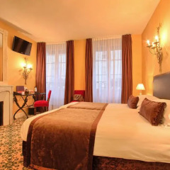 Hotel Des Deux Continents 3* Стандартный номер с 2 отдельными кроватями фото 4