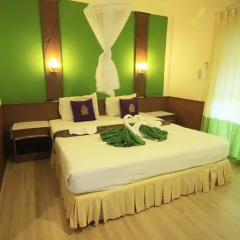 Отель Southern Lanta Resort 3* Улучшенный номер с различными типами кроватей фото 8