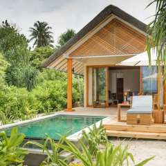 Отель Kudafushi Resort and Spa балкон