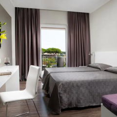 Отель Isola Sacra Rome Airport 4* Улучшенный номер с различными типами кроватей фото 2