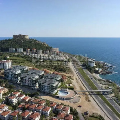 Отель Luxury Apt in Konak Sea Side with a Sea front view and a private beach пляж фото 2