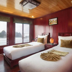 Отель Halong Royal Palace Cruise 3* Стандартный номер с различными типами кроватей фото 3
