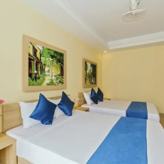 Thien Nga Center Hotel 2* Стандартный семейный номер с двуспальной кроватью