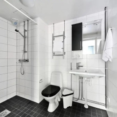 Апартаменты Forenom Serviced Apartments Helsinki Lapinlahdenkatu Апартаменты разные типы кроватей фото 3