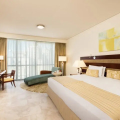 Отель JA Oasis Beach Tower Апартаменты Делюкс с различными типами кроватей фото 9