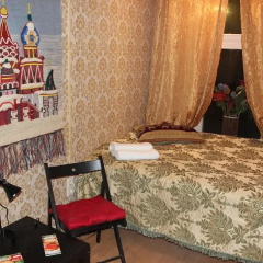 Хостел Калинка Стандартный номер с двуспальной кроватью (общая ванная комната) фото 11