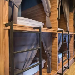 Fin Hostel Co Working Кровать в общем номере с двухъярусной кроватью фото 9