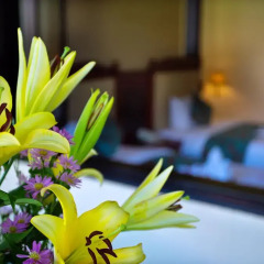 Отель Agribank Hoi An Beach Resort 3* Вилла с различными типами кроватей фото 12