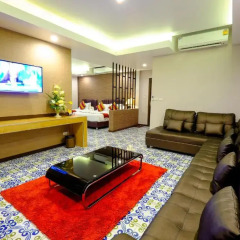 Aranta Airport Hotel 3* Семейный номер Делюкс с двуспальной кроватью фото 3