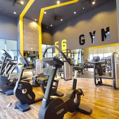 Апартаменты Linh Tran Apartment фитнесс-зал