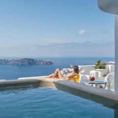 Отель Iliovasilema Suites 4* Люкс с различными типами кроватей фото 17