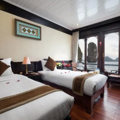 Отель Halong Glory Cruise 4* Номер Делюкс с различными типами кроватей фото 5