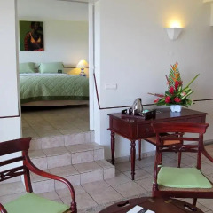 Отель Auberge de la vieille tour Улучшенный номер с различными типами кроватей фото 3