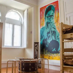 Music Hall Lisbon Hostel Кровать в общем номере с двухъярусной кроватью фото 8
