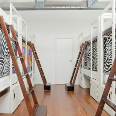 Lisbon Destination Hostel Кровать в общем номере с двухъярусной кроватью