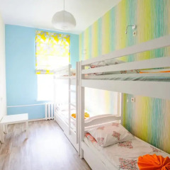 Хостел Нappy House Кровать в общем номере с двухъярусной кроватью фото 6