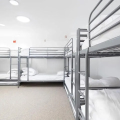 HighRoad Hostel DC Кровать в общем номере с двухъярусной кроватью фото 17