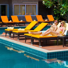 Отель Bans Diving Resort 3* Бунгало с различными типами кроватей фото 2