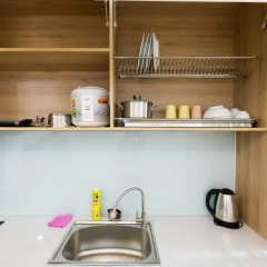 Апартаменты Sunrise Ocean View Apartment Студия с различными типами кроватей фото 6