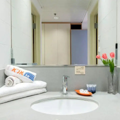 HI Jerusalem – Rabin Hostel Израиль, Иерусалим - отзывы, цены и фото номеров - забронировать отель HI Jerusalem – Rabin Hostel онлайн ванная фото 2