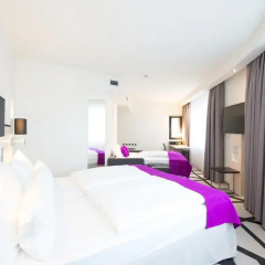 Отель Scandic Berlin Kurfürstendamm 4* Улучшенный номер с разными типами кроватей фото 14