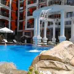 Отель Harmony Palace Apartcomplex Болгария, Солнечный берег - отзывы, цены и фото номеров - забронировать отель Harmony Palace Apartcomplex онлайн бассейн фото 2