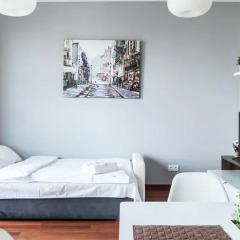 Отель Apartment4you Select Kolejowa Студия с различными типами кроватей фото 12