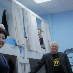 Хостел Gabzov Кровать в мужском общем номере с двухъярусной кроватью фото 21