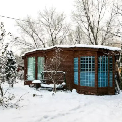 Гостиница Winter Cottage In Peredelkino With Sauna Коттедж с различными типами кроватей фото 13
