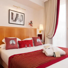 Отель Hôtel Waldorf Trocadéro 4* Стандартный номер с различными типами кроватей фото 2