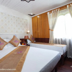 Отель Halong Lavender Cruises 3* Номер Делюкс с различными типами кроватей фото 3