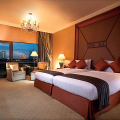 Отель Shangri-la Bangkok 5* Стандартный номер с различными типами кроватей фото 12